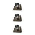 thumbnail image 2 of Decodeary Wall Mounted Holder Brush Broom Hanger Storages Rack Kitchen Organizer Clean Black 9*9cm 3Set, 2 of 6