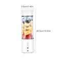 thumbnail image 3 of USB Rechargeable Portable Blender Fruit Mixer With Six Mini Juicer Cup, 3 of 3