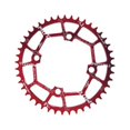 thumbnail image 3 of Bike Chainring 104BCD Chainwheel Bicycle Wheel 104bcd Narrow Round Chain Ring Parts Red 44T, 3 of 9