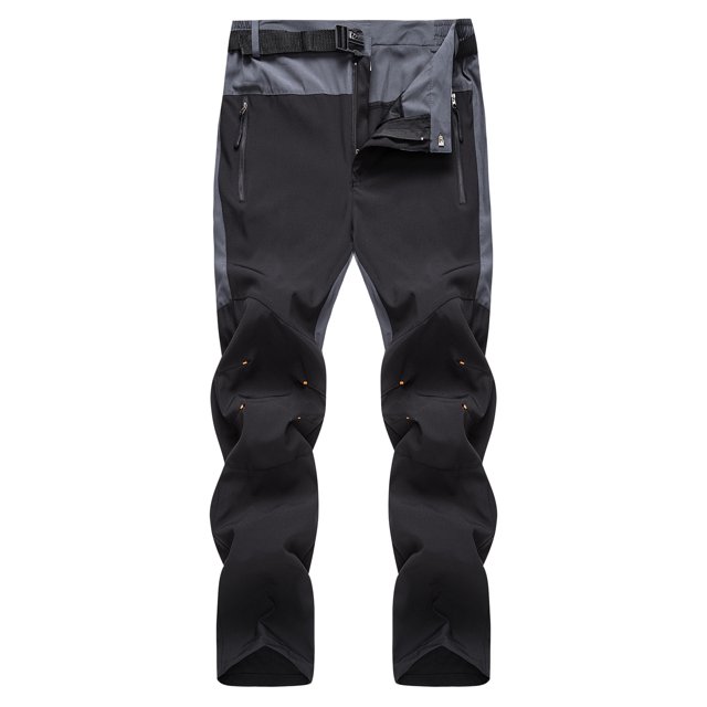 Penkiiy Pantalon de Randonnée Homme Liquidation Pantalon de Sprint pour Homme à Codage de Couleur Été Extensible Respirant Sports de Plein Air Pantalon de Randonnée Pantalon Long Pantalon Noir