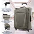 thumbnail image 2 of Travelpro Maxlite 5 Valises à Roulettes Extensibles Souples, Vert Ardoise, Enregistrées-Moyennes 25 Pouces, 2 of 5