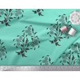 thumbnail image 2 of Soimoi Rayon Fabric Leaves & Floral Block Print Fabric by Yard 42 Inch Wide, 2 of 3