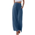 thumbnail image 1 of Women Pants Bell Bottoms Multi Colored Slim Trousers Ladies Work Leggings, 1 of 5