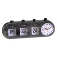 thumbnail image 1 of Calendar Alarm Clock Innovative Shape Decorative Jump Desktop Clock for Home Living Room Bedroom Office Black, 1 of 6