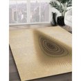 thumbnail image 3 of Ahgly Company Machine Washable Indoor Square Transitional Khaki Gold Area Rugs, 7' Square, 3 of 7