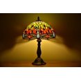 thumbnail image 1 of Tiffany Style Dragonfly Table Lamp Bedside Desk LED Lamp Living Room Stained-Glass 18.1'' Height Multi-color, 1 of 4