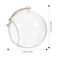 thumbnail image 2 of 5pcs Hanging Glass Bauble LED Tea Light Holder Decorative Sphere Balls for Holiday Party Decor, 2 of 9