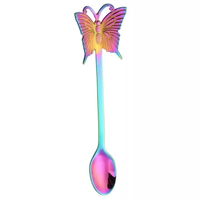 Suncoda Spoon, Stainless Steel Spoon Dessert Cake Tea Set Coffee Spoon Kitch