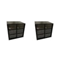 thumbnail image 4 of Decodeary Plastic Jiugongge Storage Drawer - Meticulous Workmanship And Fashionable Multi Grid Storage black Six Palaces Grid 2Set, 4 of 6