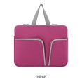 thumbnail image 3 of Maoww Housse d'Ordinateur Portable Imperméable Étui d'Ordinateur Sac Portable Pochette Pochette de Transport Protecteur Réutilisable Compartiments Rangement d'Affaires Rose Rouge 10 Pouces, 3 of 9