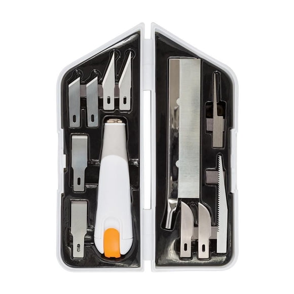 Ensemble de couteau de précision Easy Change de service intensif de Fiskars – DIY (11 lames)