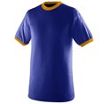 thumbnail image 1 of T-Shirt à Col Contrastant 3TG Violet/or, 1 of 2