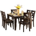 thumbnail image 3 of Topline Home Furnishings Solid Wood Dark Cherry Table, 3 of 5