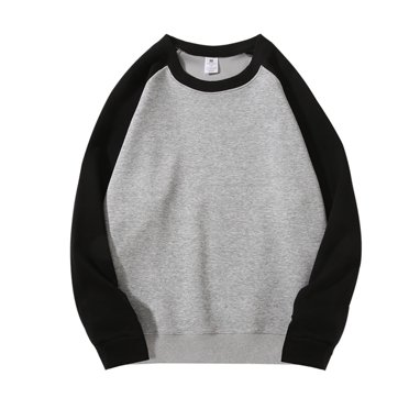 AherBiu Mens Long Sleeve Shirts Crew Neck Color Block Lightweight T Shirts Fall Winter Fashion Casual Loose Tee Pullover