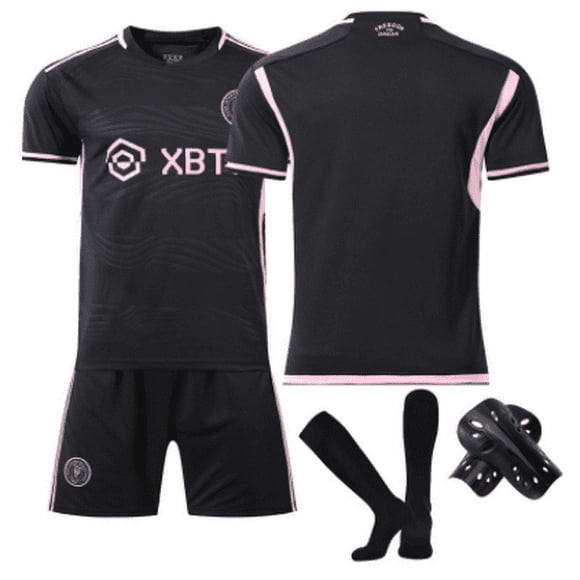 Boys Girls Kids Miami Away Messi 10 Soccer Jersey M