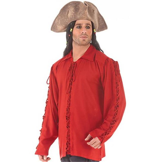 The Pirate Dressing C1034 T-Shirt Patrick - Rouge - Grand