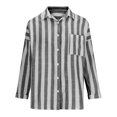 thumbnail image 3 of Xihbxyly Hauts Grande Taille pour Femmes Manches 3/4 Mode Décontractée Imprimé Manches Courtes Col Rond Blouses Chemises Offres Hebdomadaires, 3 of 7