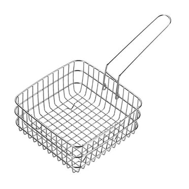 Langgg Panier de Friteuse avec Poignée Équipement de Cuisine Essentiel pour Faire Frire de Délicieuses Croustilles et des Repas au Poulet Panier de Friture