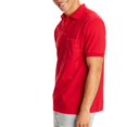 thumbnail image 2 of Hanes Mens CottonBlend EcoSmart Jersey Polo With Pocket 2-Pack, L, Deep Red, 2 of 4