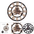 thumbnail image 1 of 3D Vintage Wall Clock,Rustic Vintage Wall Clock , 3D Vintage Wall Clock  Handmade Wall Clock Large Gear Wooden Vintage Decor for Living Room Office Restaurant, 1 of 8