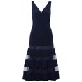 thumbnail image 4 of Lauren Ralph Lauren Tulle-panel Cocktail Dress (Navy), Navy, 2, 4 of 6