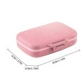 thumbnail image 2 of Pill Case Plastic Portable 6 Grids Pill Organizer Pill Box for Outdoor Travel, 2 of 3
