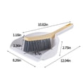 thumbnail image 3 of Hand Broom and Dustpan Set, EDHITNR Compact Mini Cleaning Tool, Plastic Desktop Keyboard Sofa Car Small Space Handheld Broom Dustpan, Yellow, 3 of 6