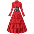thumbnail image 1 of UPPADA Liquidation Robes Vintage de Cocktail pour Femmes Robe Maxi des Années 1950 Manches Évasées Robes Robe de Mariage Corset Robe de Bal Robes pour Femmes Robes Formelles d'Invitée de Mariage pour Femmes, 1 of 7