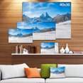 thumbnail image 3 of Winter in Bavarian Alps Panorama - Landscape Canvas Art Print, 3 of 4