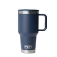thumbnail image 1 of YETI Rambler 30 oz Gobelet de Voyage avec Couvercle à Paille Rabattable &#2013265922?? Acier Inoxydable, Isolé sous Vide, Étanche, Compatible avec Porte-Gobelet, Bleu Marine, 1 of 9