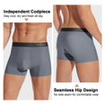 thumbnail image 4 of Boxeurs pour Hommes Multipack, sous-Vêtements Respirants Boxeurs Trunks pour Hommes, Lot de 4, 4 of 6