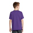 thumbnail image 4 of Hanes Authentic TAGLESS Kid`s Cotton T-Shirt, S, Purple, 4 of 6