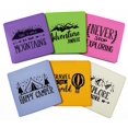 thumbnail image 1 of Inkdotpot Set of 6 Drink Coasters DecorativeNon,SlipCork Base4-inch Square PrintedCoastersEasy Clean- Travel, 1 of 8