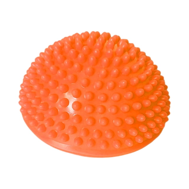 tredstone Half Round Massage Ball Effective Massage Tool Made With PVC Durable And Practical Balance Pod orange 1Set