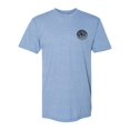 thumbnail image 1 of Circle Pocket Logo Triblend Track T-Shirt - Athletic Blue - Black Logo - Small, 1 of 1