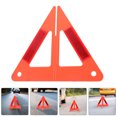 thumbnail image 4 of KAKOWELY 5pcs Car Triangle Warning Sign High Reflective Emergency Roadside Safety Triangles For Vehicles Warning Sign For Night Driving Safety10.08"X10.08"X8.86", 4 of 5