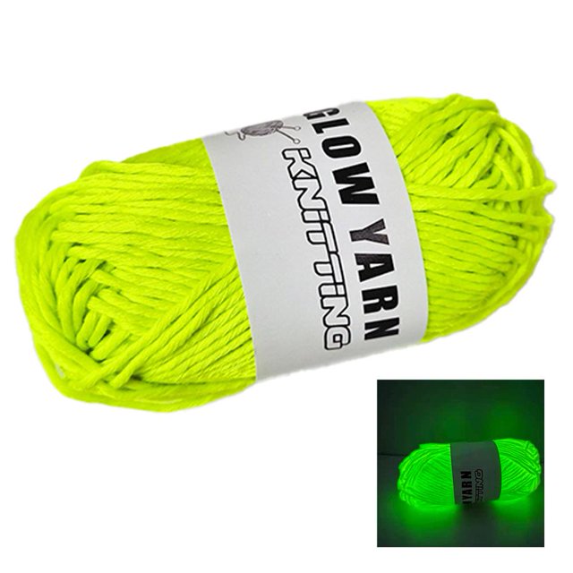 50m Functional Yarn Hand Woven DIY Luminous Braided Crochet Luminous Wire
