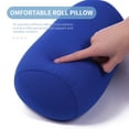 thumbnail image 3 of Comfortable Roll Pillow Round Cylinder Microbead Neck Back Support Roll Pillow Tube Pillow Cushie Pillows 12 X 7 Inch, 3 of 7