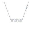 thumbnail image 1 of Mama' Necklace with Satellite Birthstone, 1 of 4