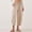 Style1-Khaki pants for women, variant on Mceream Women's High Waisted Pants Loose Fit Wide Leg Palazzo Trousers With Pockets Khaki XXXL