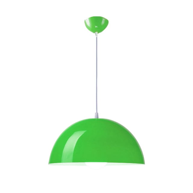 Glossy Dome Colorful Pendant Light Fixture, Minimalism Semicircle Metal Aluminum Pendant Lamp, Retro Ceiling Pendant Light, Pendant Lighting for Kitchen Island Dining Room Table