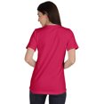 thumbnail image 3 of Inkmeso Womens Basic Crewneck Tshirt Short Sleeve Regular Fit Long Tee Workout Top, 3 of 8