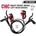 thumbnail image 2 of Bicycle Hydraulic Disc Brakes Front Rear Calipers Set for MTB Mountain Bike Left Right Brake Lever Kit with 160mm Disc Rotor, 2 of 7