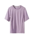 thumbnail image 1 of T-Shirt à Manches Courtes à Col Rond pour Enfants, Mélange Doux Coton-Polyester, Vêtement de Sport Récréatif Respirant, Haut d'Été Léger, Tissu en Maille Résistant aux UV, pour Garçons et Filles de 3 à 16 Ans, 1 of 5