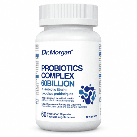 Dr. Morgan Probiotics Complex 60 Billion CFU, 7 Strains, 60 Capsules, NPN 80130971