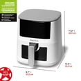 thumbnail image 2 of Starfrit Electric Digital Air Fryer - 4.2L Capacity - Ceramic Non-Stick Surface - 8 Preset Functions - Viewing Window -1400W, 2 of 7