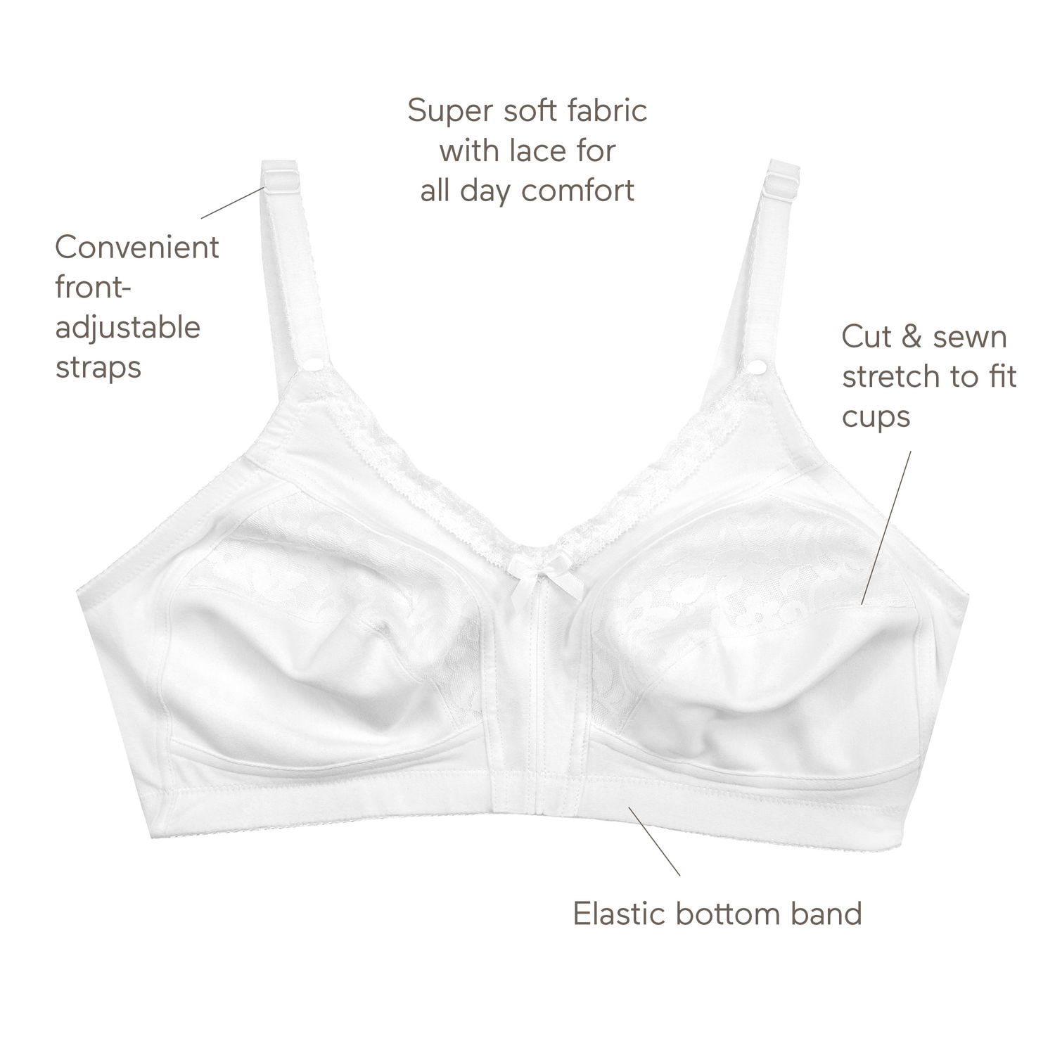 Warner's Women's Wire-Free Firm Support Bra