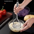 thumbnail image 4 of Presse-purée en Acier Inoxydable Presse à Boue en Acier Inoxydable Presse à Boue Transfrontalière Presse à Pomme de Terre Domestique Presse à Pomme de Terre Manuelle Presse-Purée Outil pour Aliments pour Bébé Presse-Aliments pour Bébé, 4 of 4