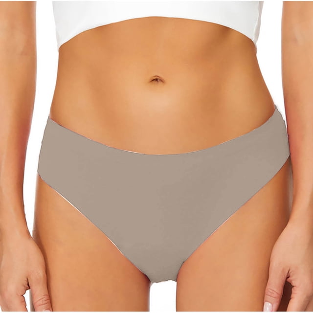 Plebaso Culottes Sans Coutures pour Femmes, Taille Basse, Tangas, Bikini, Culottes Invisibles (Tailles Régulières et Plus)