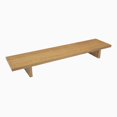 thumbnail image 1 of Desky Minimal Monitor Stand - White Oak Hardwood, 1 of 10